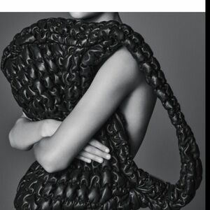 COS oversized quilted leather bag